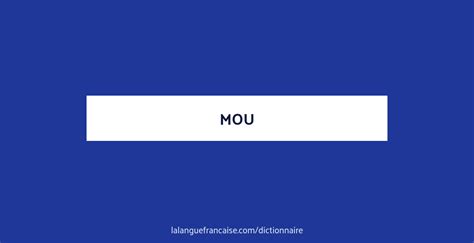 mou synonymes|mot mou synonyme.